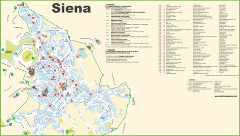 map of siena italy attractions.